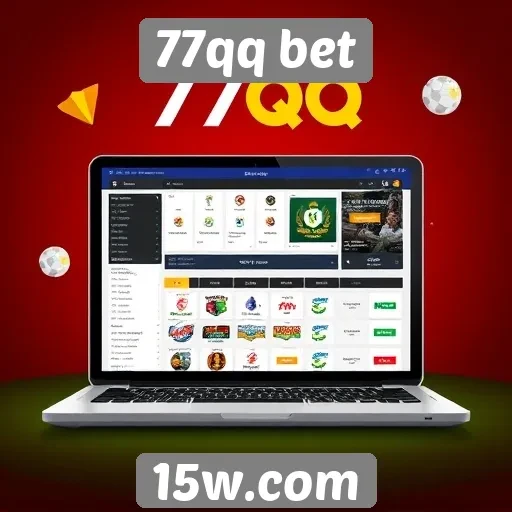 Análise da interface do site 77qq bet